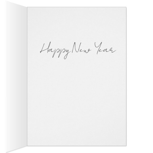 Happy New Year Card (Intérieur (Droit))