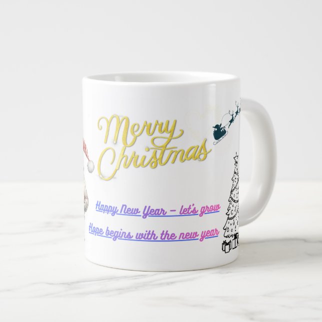 Happy New Year Celebration Mug (Devant droit)