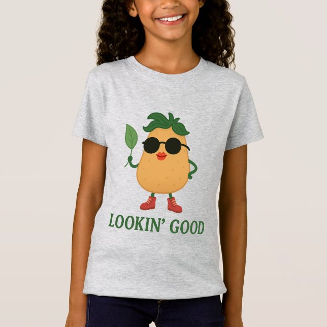 Happy New Year Girls' T-Shirt (Devant)