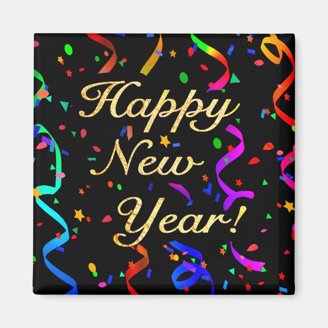 "Happy New Year!" magnet (Devant)
