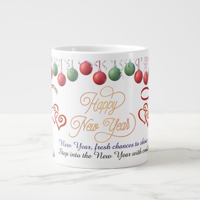 Happy New Year Mug – Premium Celebration design (Devant)
