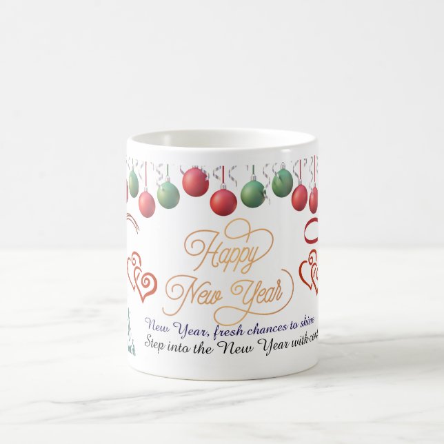 Happy New Year Mug – Premium Celebration Design (Centre)