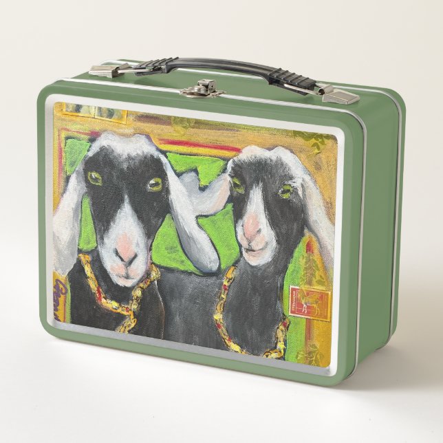 Happy Nigerian Goats lunch box (Devant)