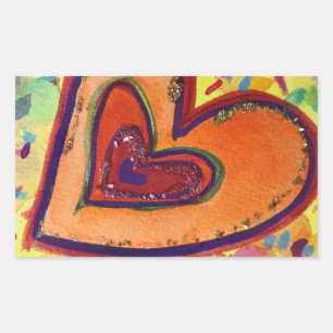 Happy Parties scintillant Hearts Love Étiquette Ar