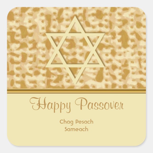 Happy Passover Sticker (Devant)