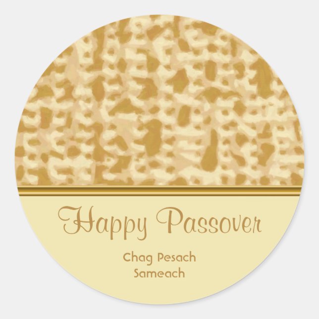 Happy Passover Sticker (Devant)