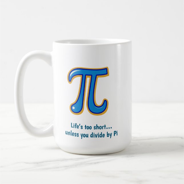 Happy Pi Day Mug - Math Lover (Gauche)