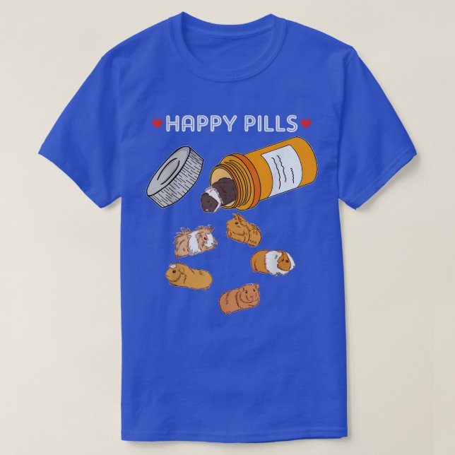 Happy Pill Guinée Cochon T-shirt (Design devant)