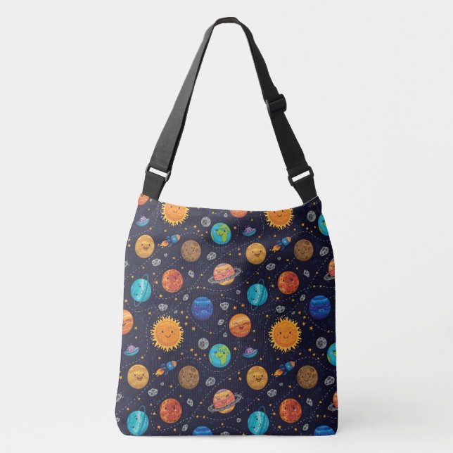 Happy Planets Cross-Body Sac (Devant)