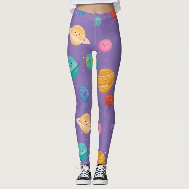 Happy Planets Leggings (Devant)