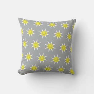 Happy Positive Motif soleil Coussin Cushion