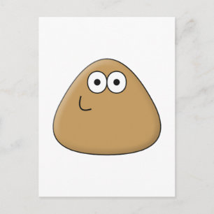 Happy Pou - Carte Postale Vertical