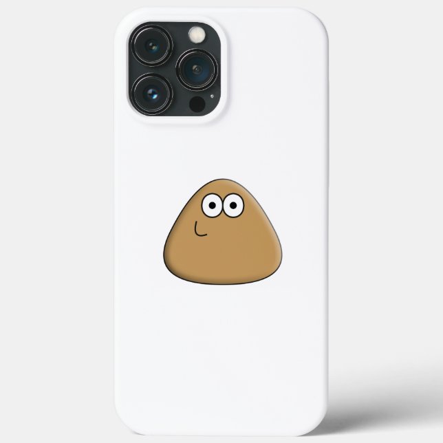 Happy Pou - iPhone 13 Pro Max Coque (Verso)