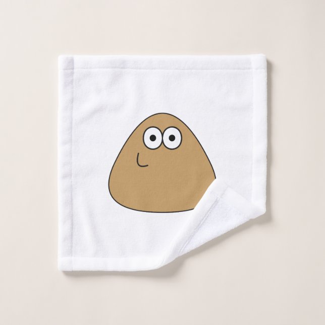Happy Pou - Serviette Visage (Gant de toilette)