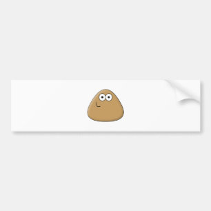 Happy Pou - Sticker pare-chocs