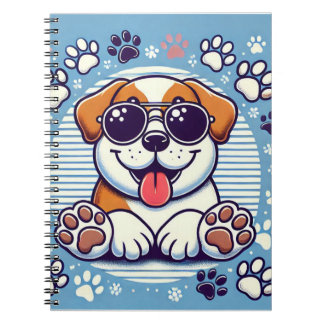 Happy Pup Design Carnet - Jote Amoureux des chiens