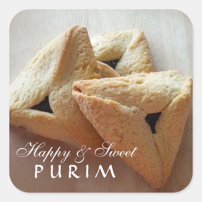 Happy Purim Sticker (Devant)