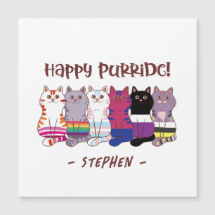 Happy Purride - LGBTQ Pride Cats