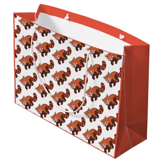 Happy Red panda cadeau sac (Dos Angle)