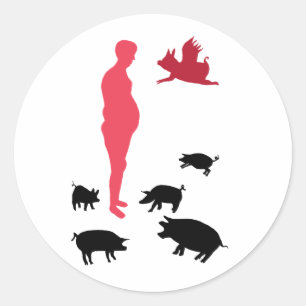 Happy Repas Sticker végétarien La Ferme