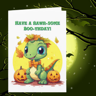 Happy Roar Quelques cartes d'Halloween de mignonne