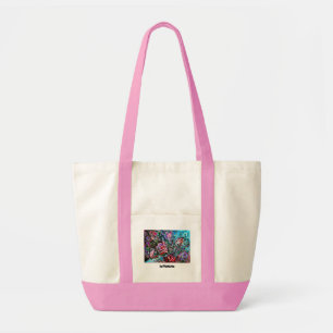 HAPPY Sac avec roses semi-abstraits