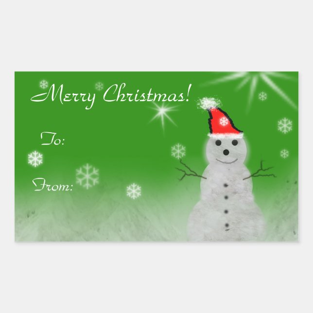 Happy snowman stickers (Devant)