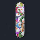Happy Snowmans Christmas Skateboard<br><div class="desc">Skateboards with Happy Snowmans Joyeux Noël Party Dessin amusant Dessin Dessin Caricature Snowman Celebration Skateboard - or Choose / Add Your Unique Text / Font / Color - Make Your Special Gift - Redimensionnez et déplacez ou supprimez et ajoutez des éléments / image avec outil de personnalisation! - Dessin et...</div>