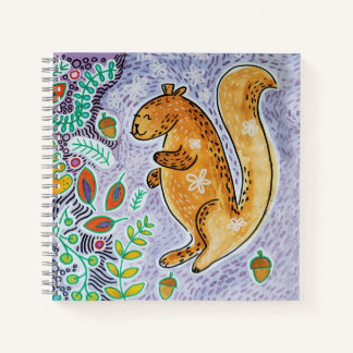 Happy Squirrel Sketchpad Carnet