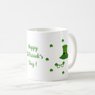Happy St Patri Minimaliste Cute Coffee Mug