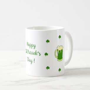 Happy St Patri Minimaliste Cute Coffee Mug