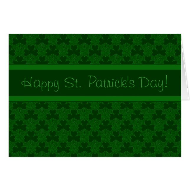 Happy St. Patrick's Day (Devant Horizontal)