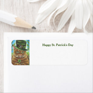 Happy St. Patrick's Day Chat étiquette d'adresse d