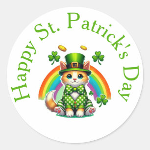 Happy St. Patrick's Day Chat Stickers - Leprechaun