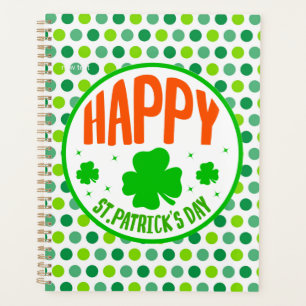 Happy St. Patrick's Day Circle Design-63501