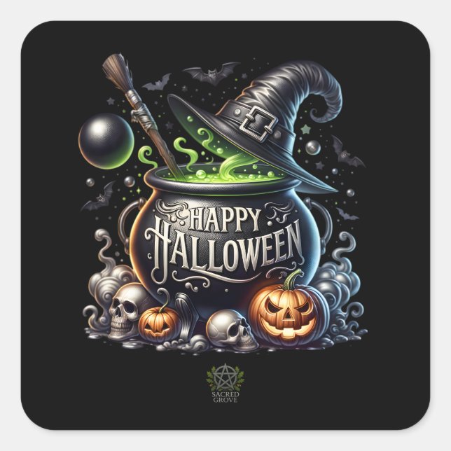 Happy Stickers Cauldron Halloween (Devant)
