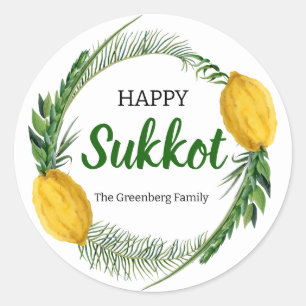 Happy Stickers Sukkot Lulav