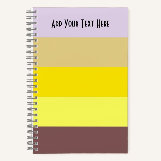 Happy Stripes Carnet spiral (Recto)