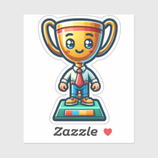 Happy Trophy Sticker pour les professionnels du mo