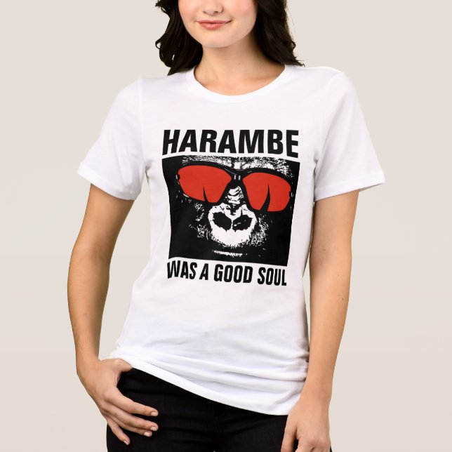 HARAMBE gorilla ÉTAIT UN BON T-Shirts ÂME (Recto)
