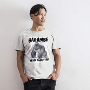 HARAMBE GORILLA T-shirts tee - shirt