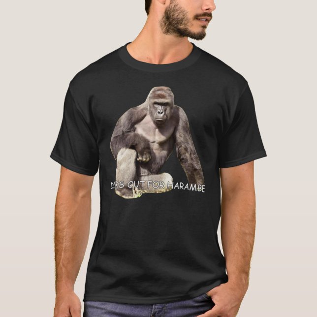 Harambe - T-Shirt essentiel commémoratif (Devant)