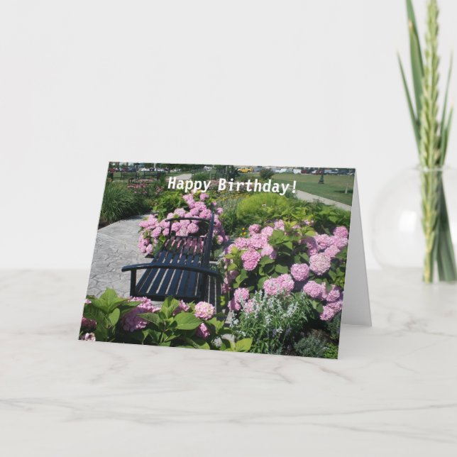 "Harborside Park" Bonne carte d'anniversaire (Devant)