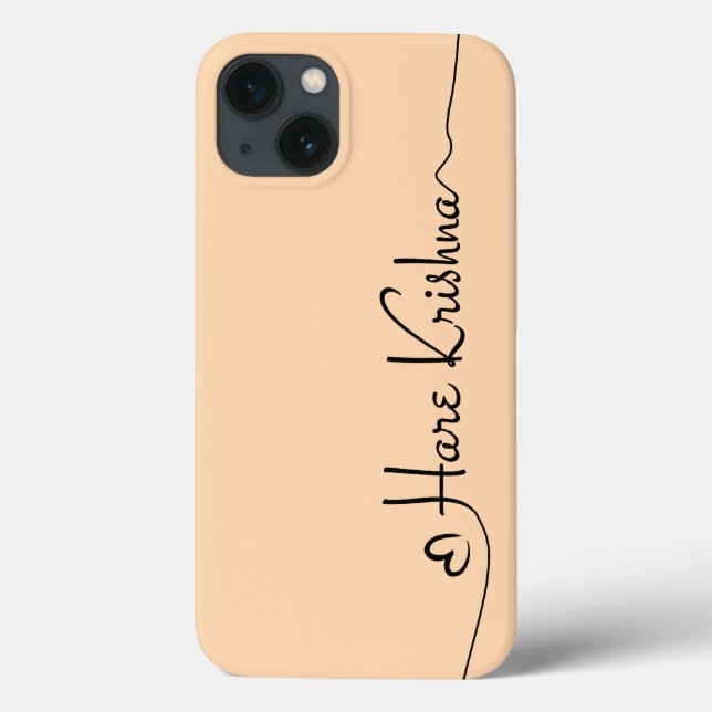 Hare Krishna art typographie iPhone / coque ipad (Verso)