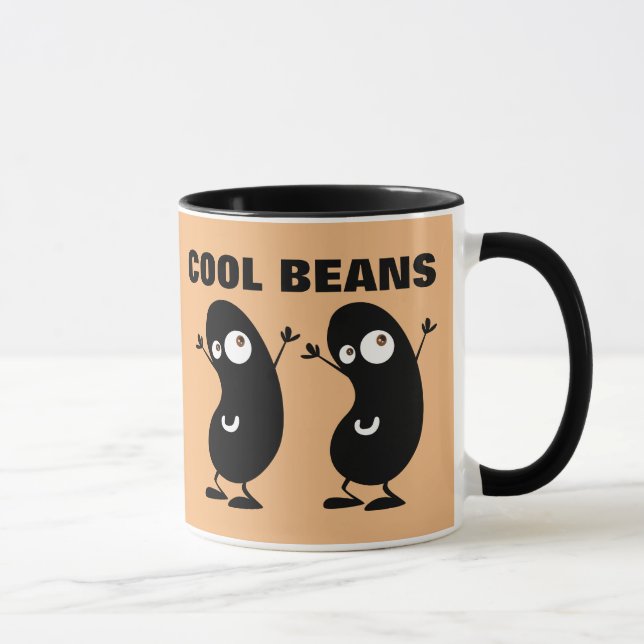 Haricots cool Drôle café Mug (Droite)
