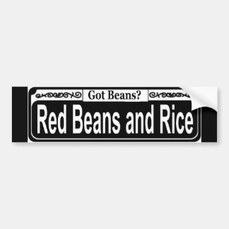 Haricots rouges et riz, haricots acérés, Sticker a