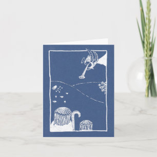 Hark ! Le Herald Angels chante la carte de Noël