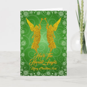 Hark The Herald Angels Joyeux Noël 20xx Carte