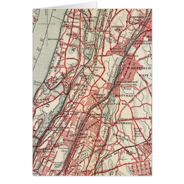 Harlem, Yonkers, Pelham Manor, New York (Devant)