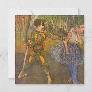 Harlequin et Columbine par Edgar Degas Art ancien